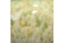 20 Inch Green Glaze Ceramic + Gold Leaf Metal Table Lamp - Detail