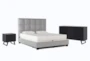 Boswell King Upholstered Storage 3 Piece Bedroom Set With Joren Dresser + Nightstand - Signature