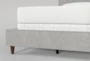 Dean Charcoal Twin Upholstered Panel 3 Piece Bedroom Set With 2 Sedona Nightstands - Detail