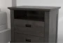 Dean Sand Full Upholstered Panel 3 Piece Bedroom Set With 2 Owen Grey Nightstands - Detail