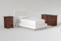 Dean Sand Twin Upholstered Panel 3 Piece Bedroom Set With Sedona Dresser + Nightstand - Signature