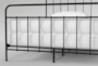Kyrie Black Full Metal Panel 3 Piece Bedroom Set With 2 Cassie Nightstands - Detail