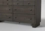 Kyrie Black Twin Metal Panel 3 Piece Bedroom Set With Marco Charcoal Dresser + Nightstand - Detail