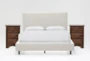 Dean Sand Twin Upholstered Panel 3 Piece Bedroom Set With 2 Sedona Nightstands - Signature