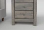 Dean Charcoal Twin Upholstered Panel 3 Piece Bedroom Set With 2 Summit Grey Nightstands - Detail