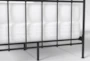 Kyrie Black Twin Metal Panel 3 Piece Bedroom Set With 2 Finley Nightstands - Detail