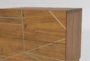 Kyrie Black Twin Metal Panel 3 Piece Bedroom Set With 2 Talbert 2-Drawer Nightstands - Detail