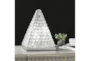 14 Inch Pyramid Nickel Crystal Table Lamp - Signature