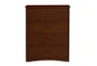 Kory Cherry 4-Drawer Chest - Front