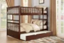 Kory Cherry Full Over Full Wood Bunk Bed With Trundle - Room