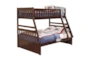 Kory Cherry Twin Over Full Wood Bunk Bed - Signature
