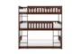 Kory Cherry Twin Triple Wood Bunk Bed - Front