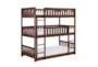 Kory Cherry Twin Triple Wood Bunk Bed - Signature