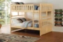 Kory Natural Full Over Full Wood Bunk Bed - Room