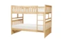 Kory Natural Full Over Full Wood Bunk Bed - Signature