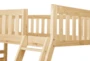 Kory Natural Twin Over Full Bunk Bed - Detail