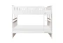 Kory White Full Over Full Wood Bunk Bed - Front