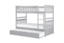 Kory Grey Twin Over Twin Wood Bunk Bed With Trundle - Signature
