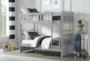 Kory Grey Twin Over Twin Bunk Bed - Room