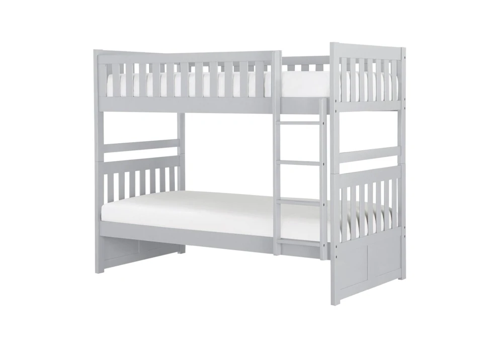 Kory Grey Twin Over Twin Bunk Bed
