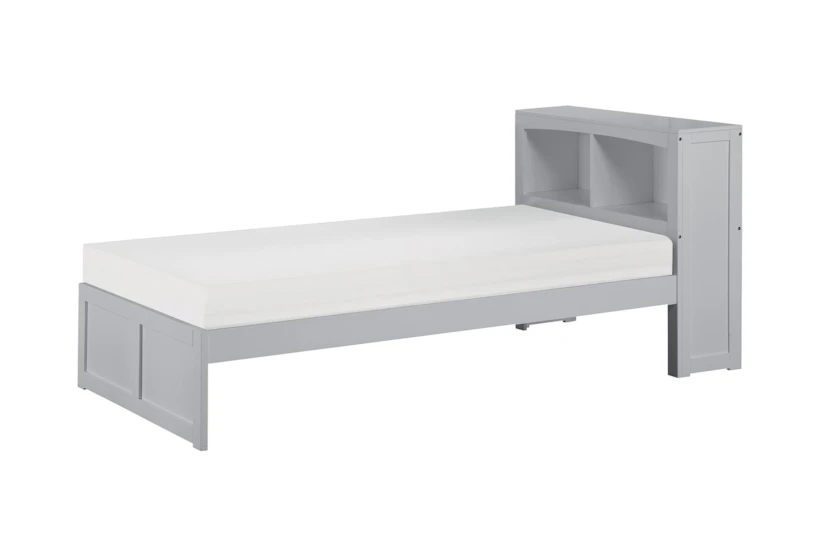 Kory Grey Twin Bookcase Bed - 360
