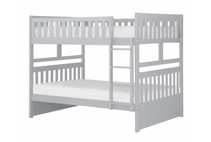 Kory Grey Full Over Full Wood Bunk Bed - 360