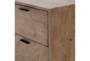 Sundried Ash Finish 5 Drawer Dresser - Detail