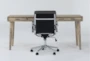 Allen Computer Desk + Moby Grey Low Back Office Chair - Signature