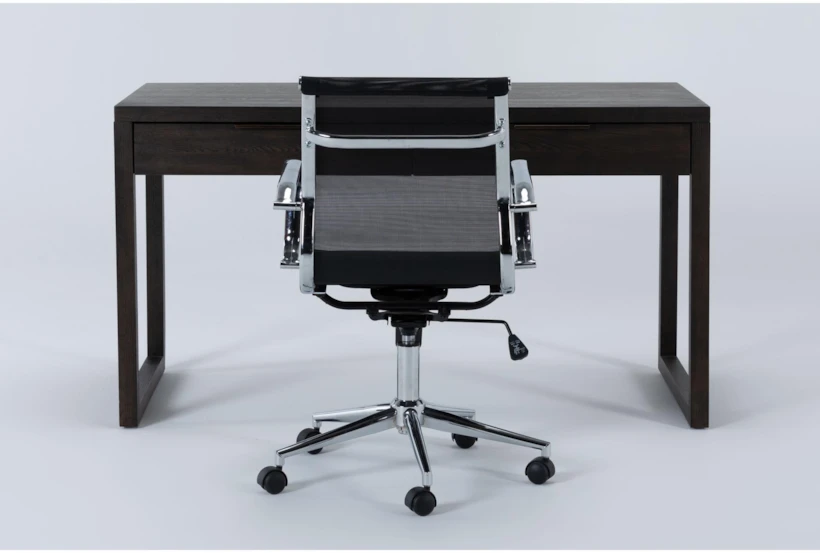 Pierce Espresso Computer Desk + Wendell Office Chair - 360