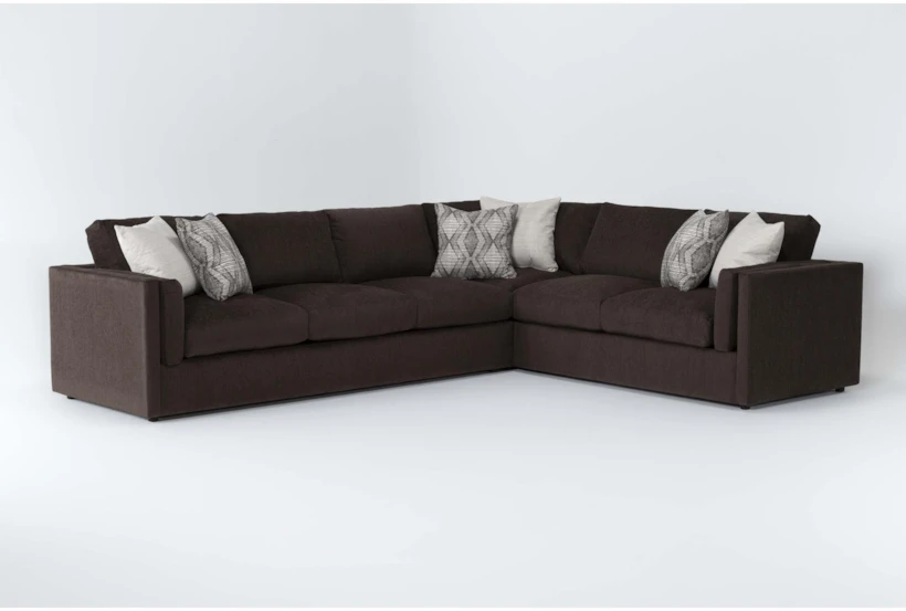 Ora Down 129" 2 Piece Sectional With Left Arm Facing Sofa - 360