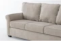 Athos Cream 3 Piece Queen Sleeper Sofa, Loveseat & Chair Set - Detail