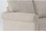 Athos Cream 3 Piece Queen Sleeper Sofa, Loveseat & Chair Set - Detail
