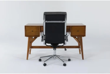 Alton Executive Desk+ Moby Grey High Back Rolling Office Chair