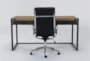 Whistler Desk + Moby Black High Back Rolling Office Chair - Signature