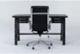 Jaxon Desk + Moby Black High Back Rolling Office Chair - Signature