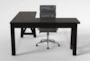 Jaxon Corner Desk+ Moby Grey High Back Rolling Office Chair - Back