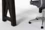 Jaxon Corner Desk+ Moby Grey High Back Rolling Office Chair - Detail