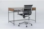 Hollis Writing Desk + Wendell Office Chair - Side