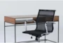 Hollis Writing Desk + Wendell Office Chair - Side