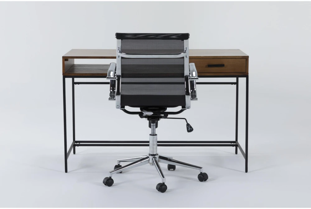 Hollis Writing Desk + Wendell Office Chair