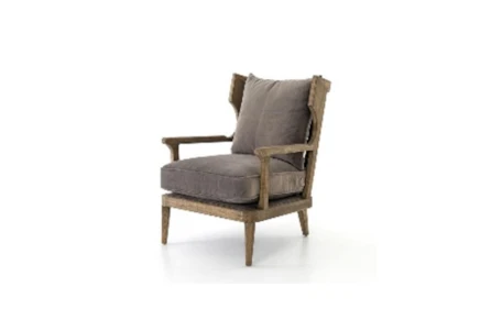 Wood Frame Wing Accent Chair - Main