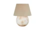 21 Inch Ivory Sun Bleached Terra Cotta Clay Table Lamp W/ 3 Way Switch By Nate Berkus + Jeremiah Brent - Signature