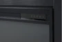Linette Black 84" Modern Fireplace TV Stand - Detail
