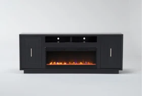 Linette 84" Fireplace Tv Stand