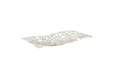 20 Inch Silver Aluminum Perforated Branch Tray