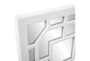 16X46 White Chinoiserie Aldrich Wall Mirror - Material