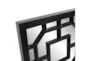 16X46 Black Chinoiserie Aldrich Wall Mirror - Material