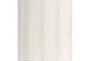 Euro Sham-Textured Ivory Soft Natural Stripe Linen Cotton Blend - Detail