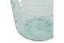 12 Inch Clear Glass Textured Jug - Detail