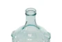 12 Inch Clear Glass Textured Jug - Detail